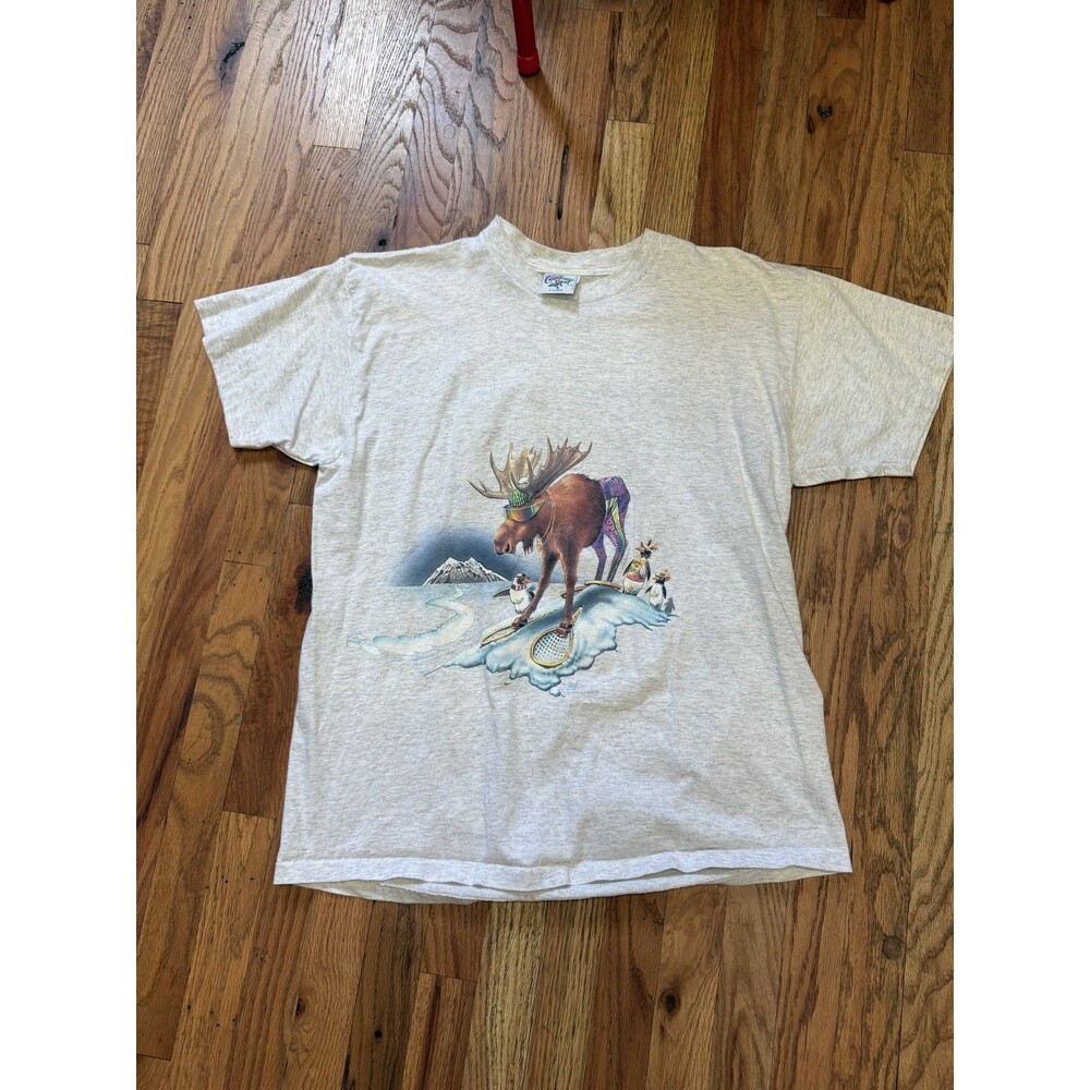 Vintage Caribbean Soul Skiing Moose Tee